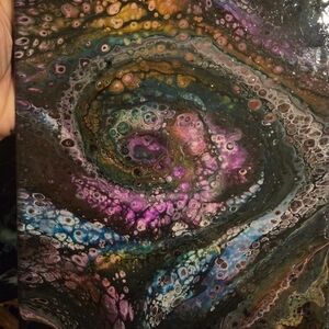 Vibrant Swirl Canvas Art - Multicolor